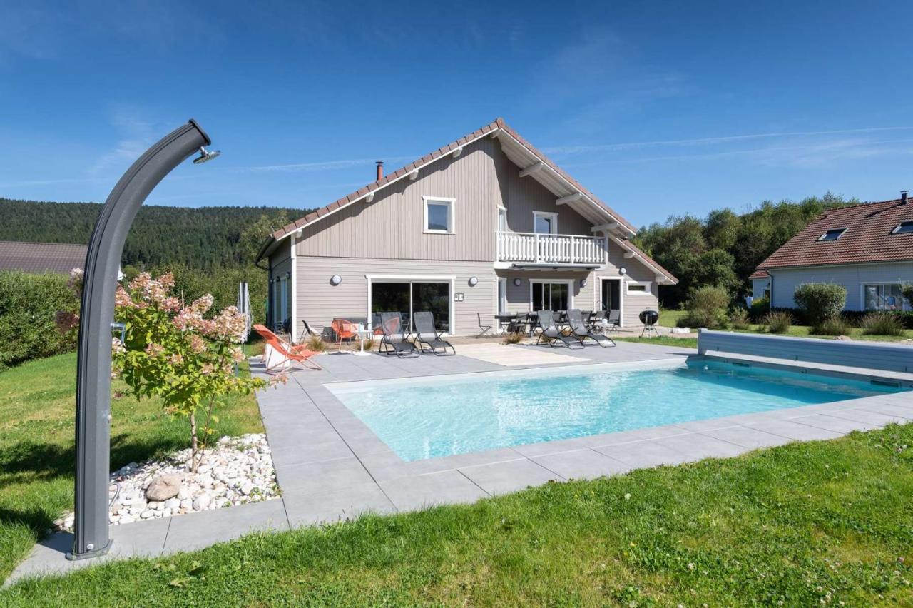 Chalet Du Bien-Etre 15P. Piscine,Spa, Hammam,Petanque,Basket 제라르메르 외부 사진