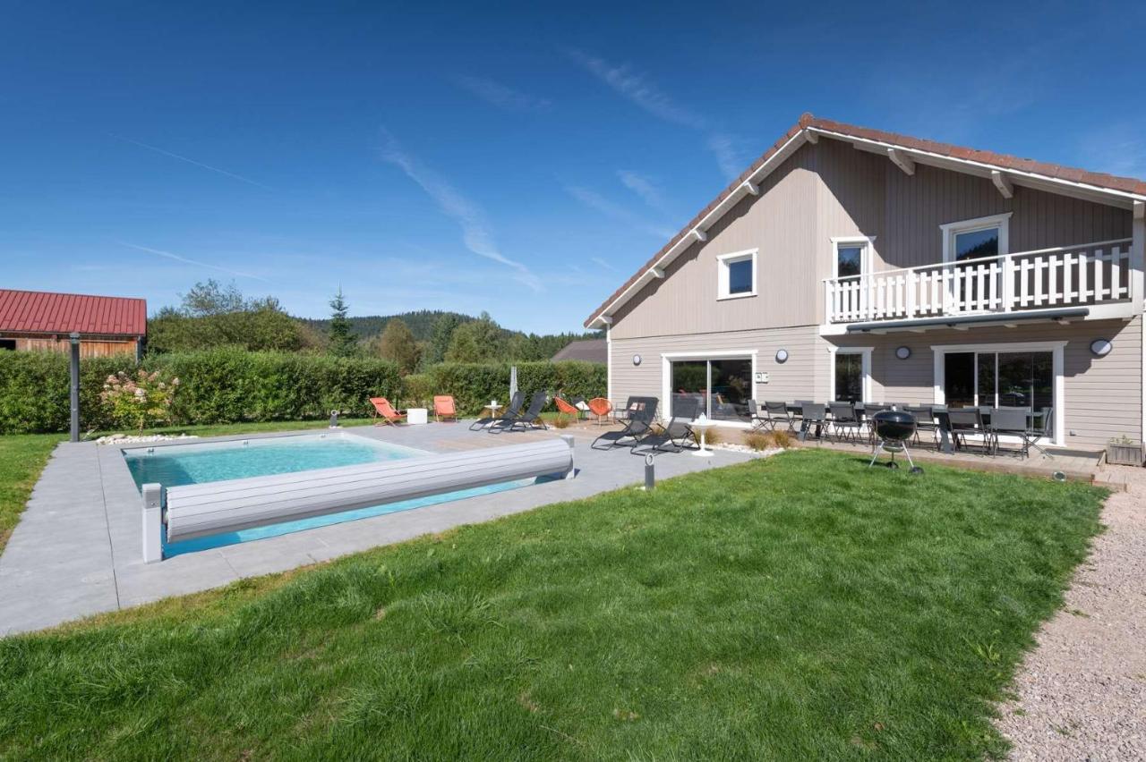 Chalet Du Bien-Etre 15P. Piscine,Spa, Hammam,Petanque,Basket 제라르메르 외부 사진