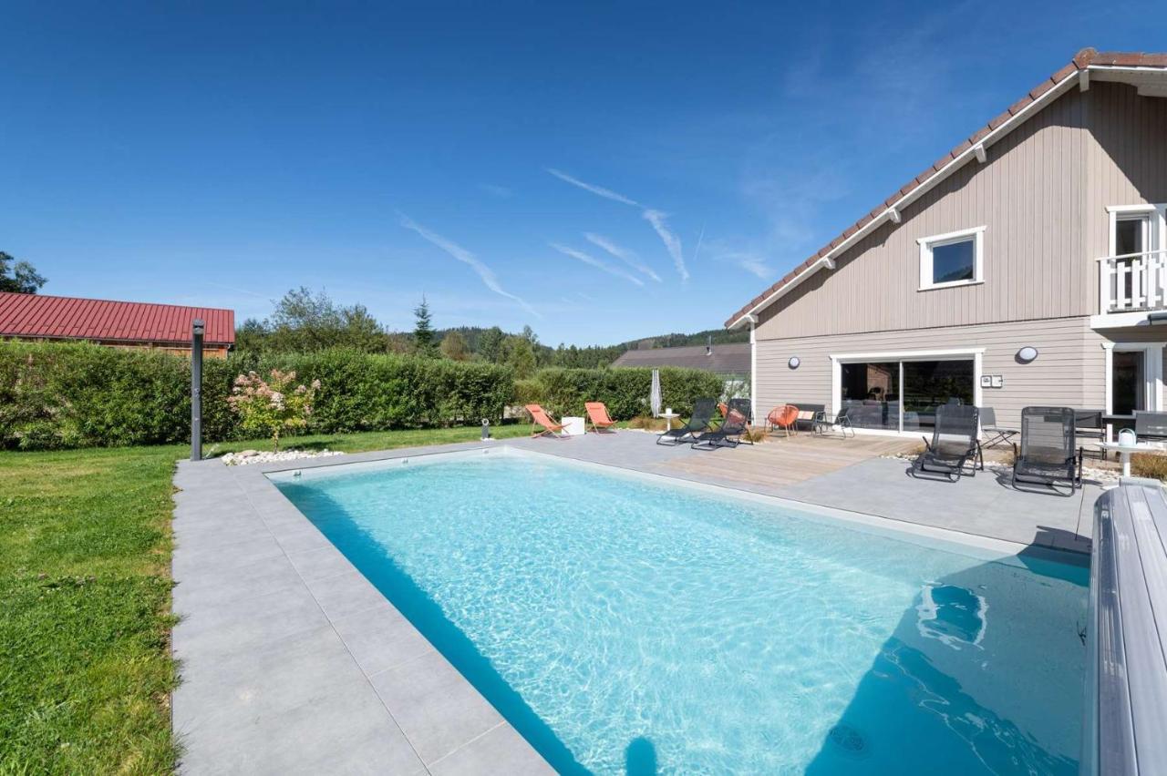 Chalet Du Bien-Etre 15P. Piscine,Spa, Hammam,Petanque,Basket 제라르메르 외부 사진