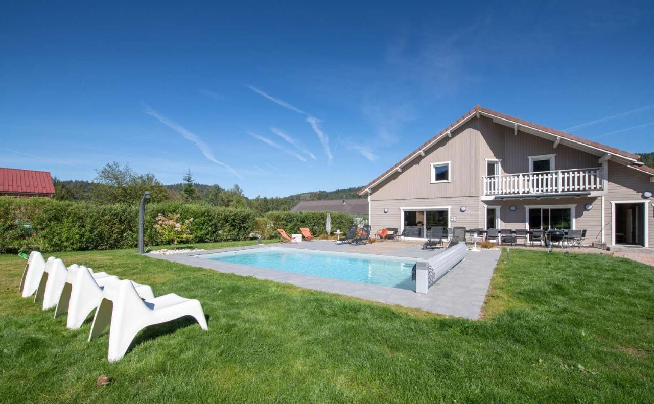 Chalet Du Bien-Etre 15P. Piscine,Spa, Hammam,Petanque,Basket 제라르메르 외부 사진